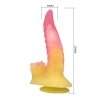 Power Monsters Flamebeast – 22.5 cm Rippled Monster Silicone Dildo